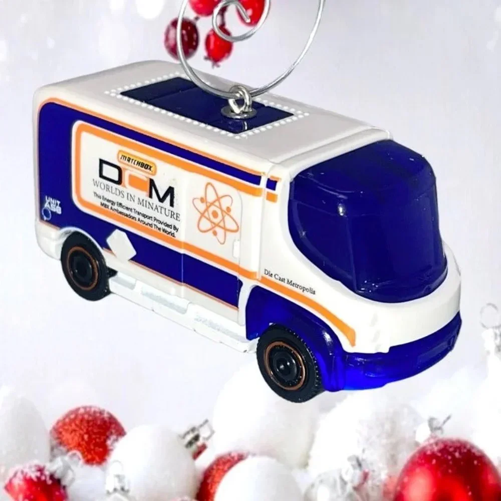 eStar Electric‎ Van Truck Bus 1:64 ONE OF A KIND Christmas Tree Ornament